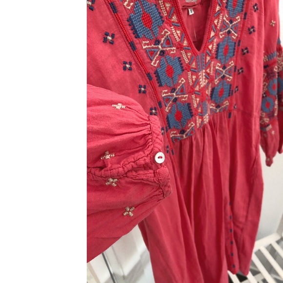 Zelda Peasant Tunic HTF Dress By JOHNNY WAS - Picture 6 of 7